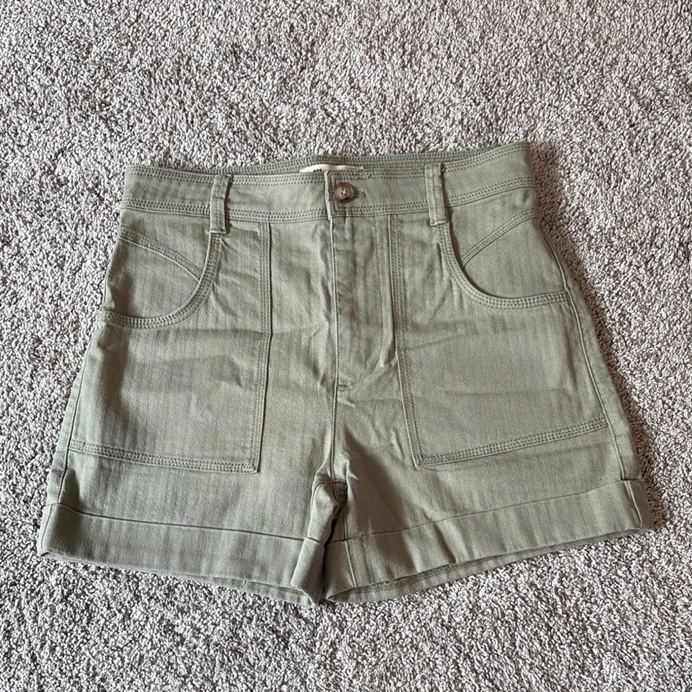 NWT Madewell Green Shorts